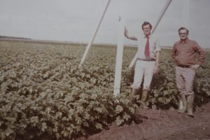 Abraham Margossian em sua primeira visita a Holanda - 1973